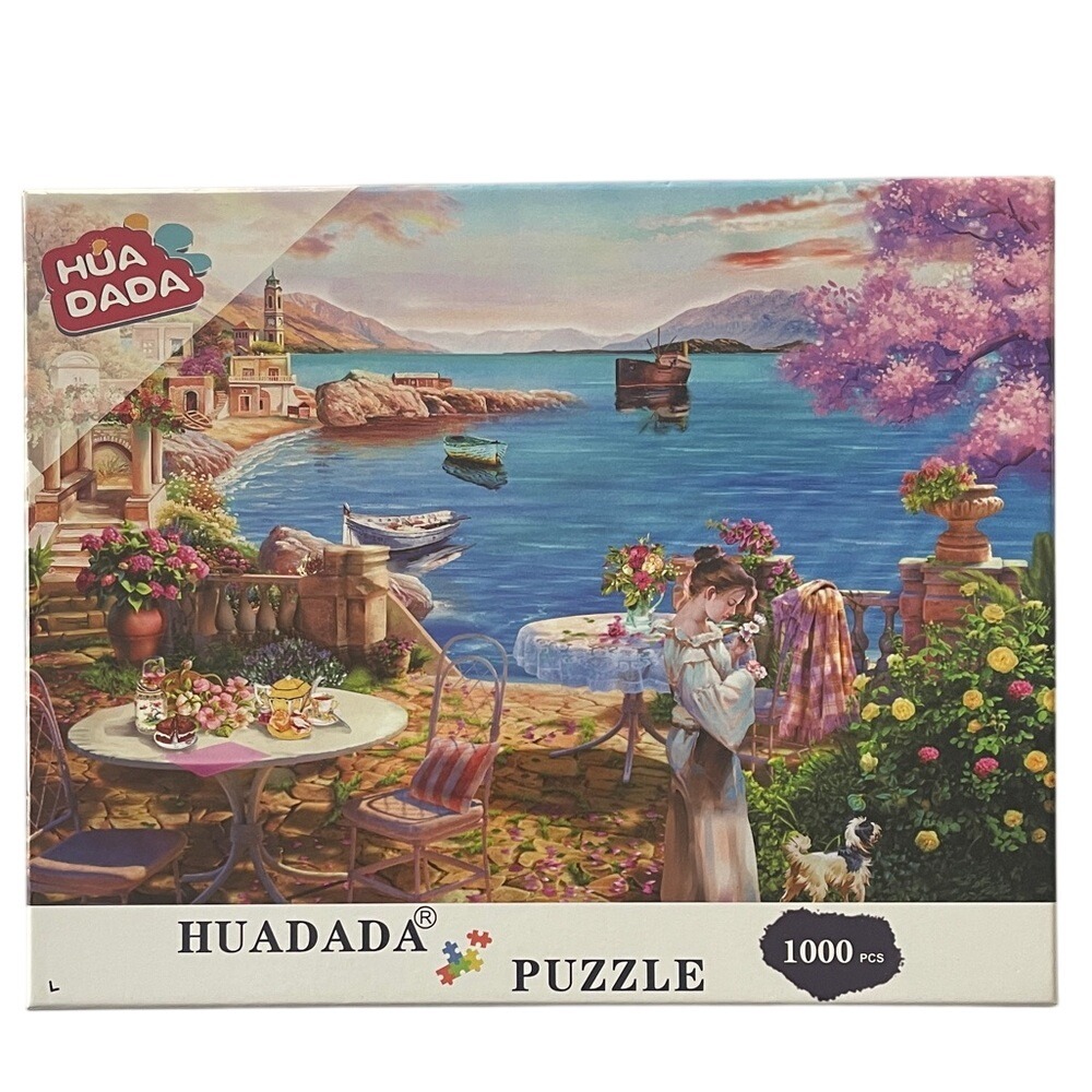 Hua‎ Dada Lakeside Leisure Time 1000-Piece Colorful Puzzle
